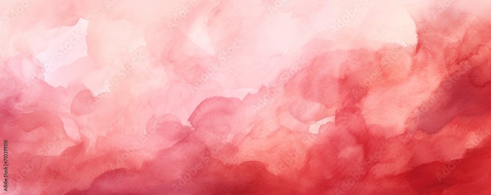 Crimson Red watercolor abstract background
