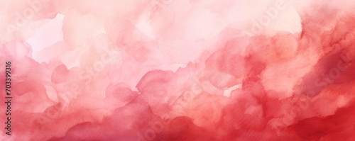 Crimson Red watercolor abstract background