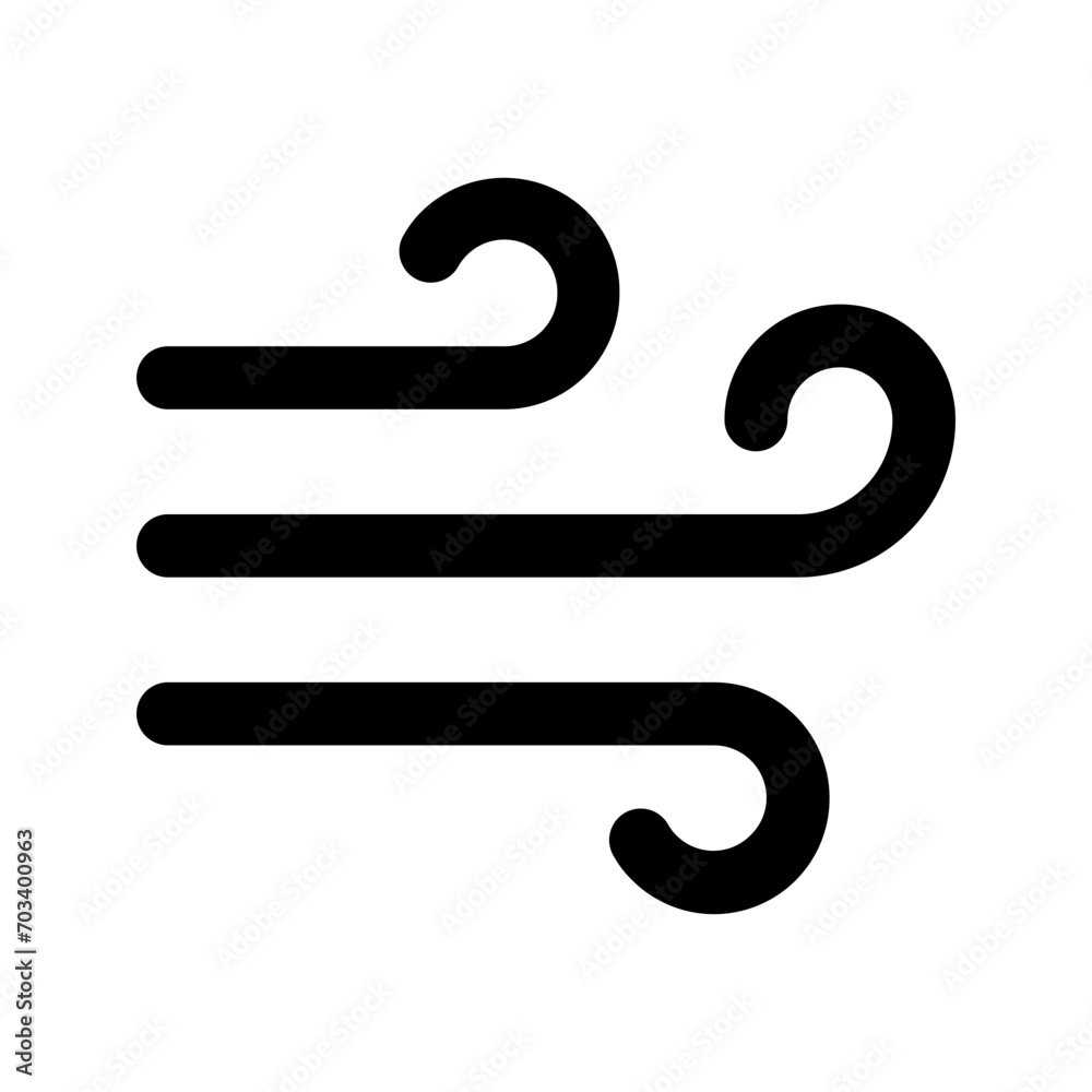 wind line icon wind line icon