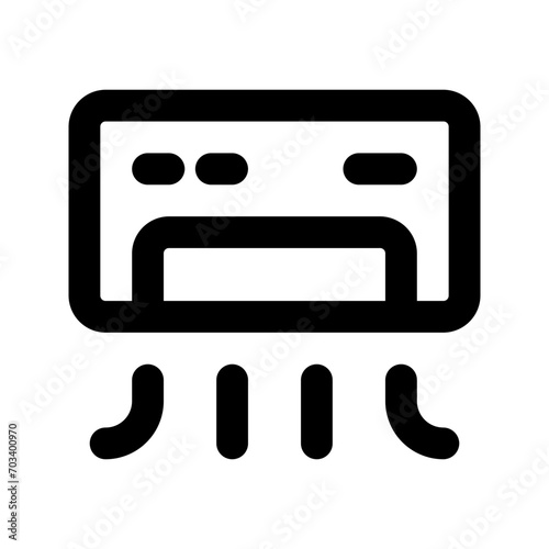 air conditioning line icon