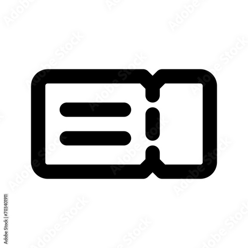 ticket line icon