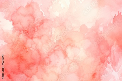 Coral Pink watercolor abstract background © Lenhard