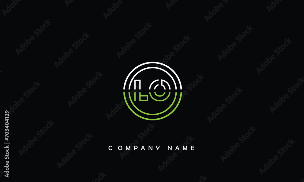 LO, OL, L, O Abstract Letters Logo Monogram LO, OL, L, O Abstract Letters Logo Monogram