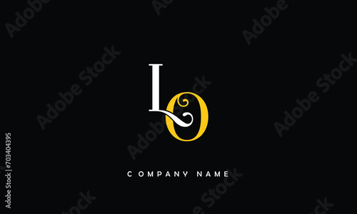 LO, OL, L, O Abstract Letters Logo Monogram