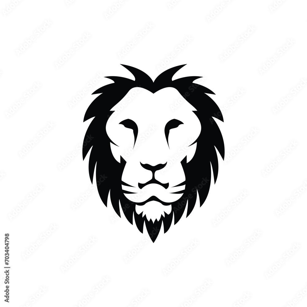 Lion head logo icon