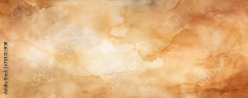 Bronze watercolor abstract background. 