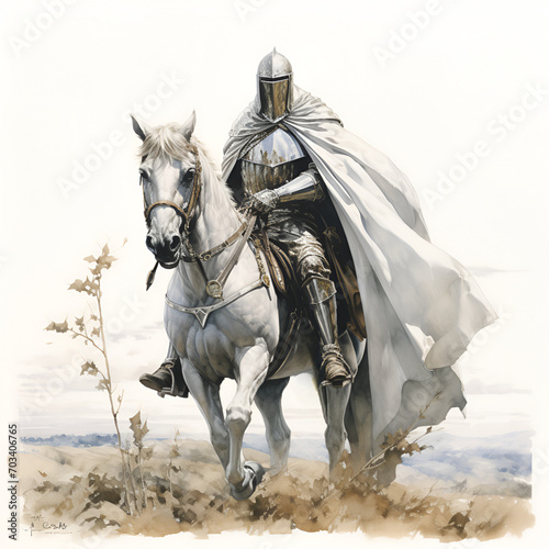 Knight and horse © JeffersonGabriel