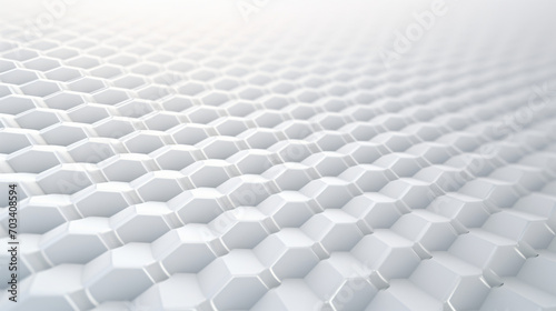 Honeycomb structure white fiber solid color