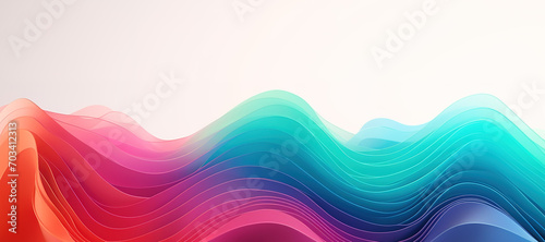 colorful wave pattern, gradation 44