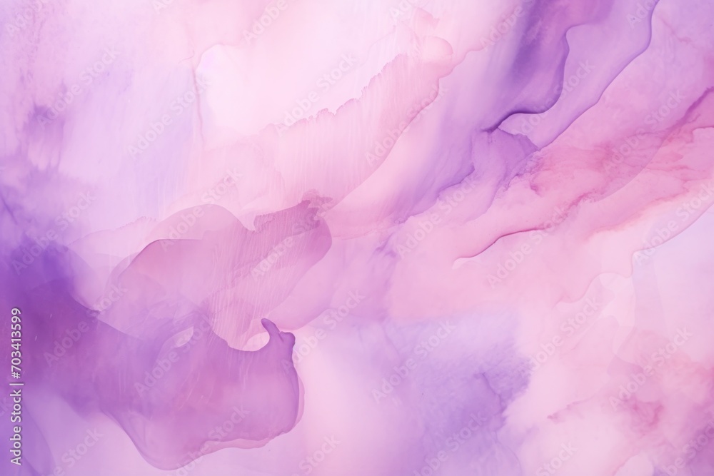 Abstract watercolor paint background by violet purple and peach with liquid fluid texture for background