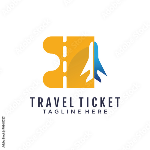 Travel design logo vector illustration idea concept