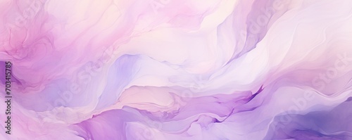 Abstract watercolor paint background by orchid purple and khaki with liquid fluid texture for background