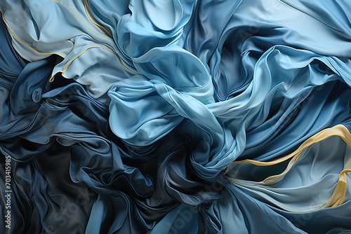 blue silk background