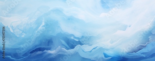 Abstract watercolor paint background by ivory and cornflower blue with liquid fluid texture for background, banner 