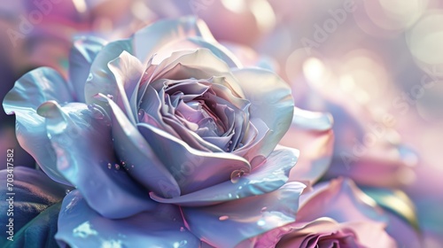 Romantic background. Beautiful flowers for Valentine's Day. Romantic background with flowers for birthday, wedding. Spring background with flowers © megavectors