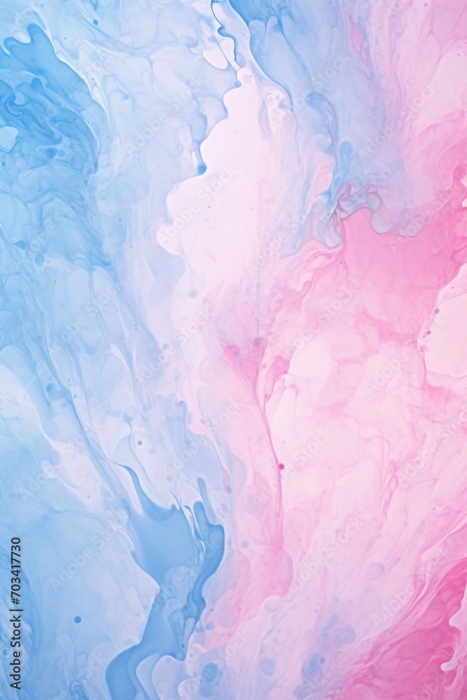 Abstract watercolor paint background by deep pink and light sky blue with liquid fluid texture for background, banner 