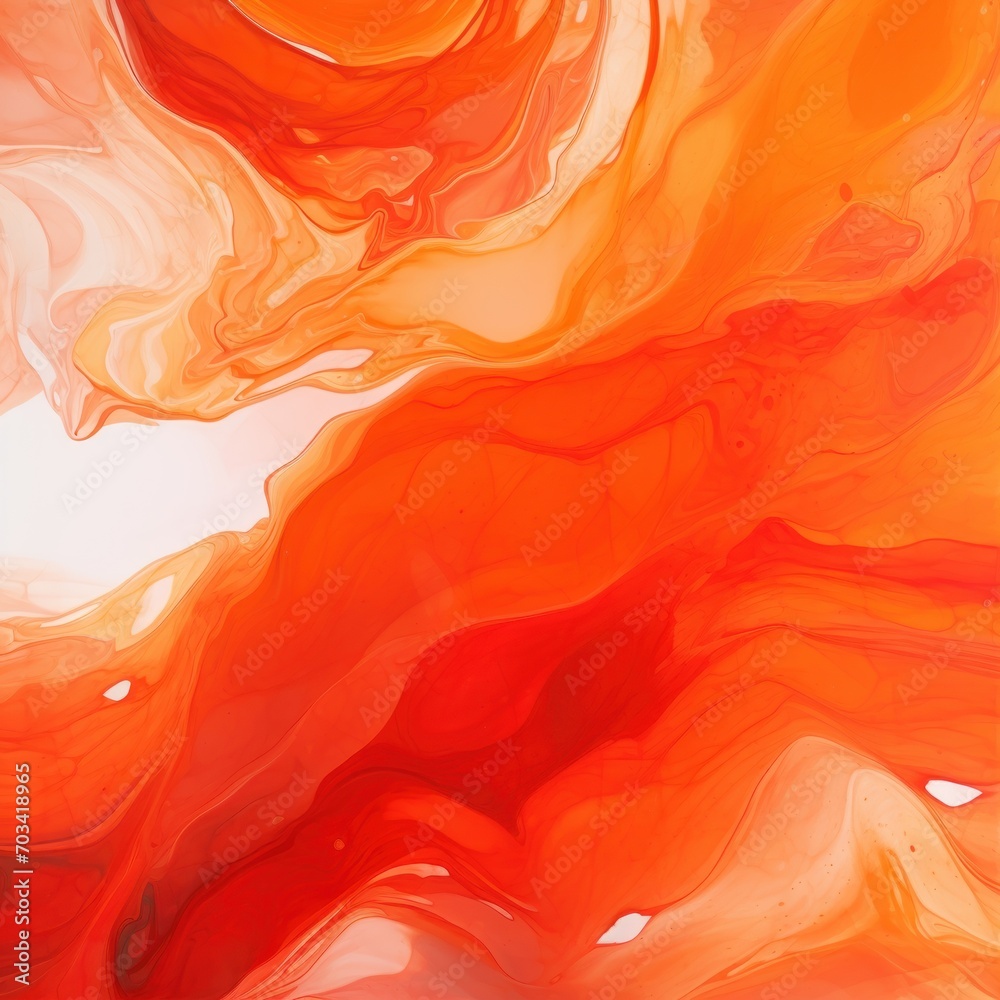 Abstract watercolor paint background by crimson red and orange with liquid fluid texture for background, banner