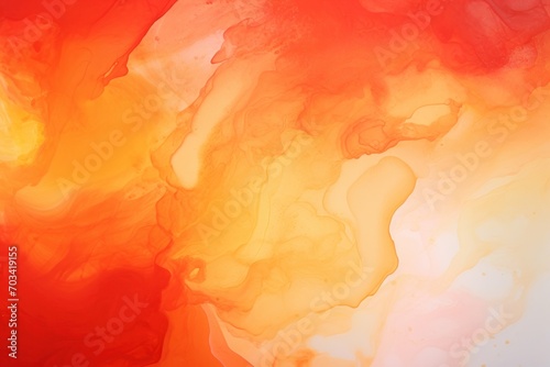 Abstract watercolor paint background by crimson red and orange with liquid fluid texture for background, banner photo