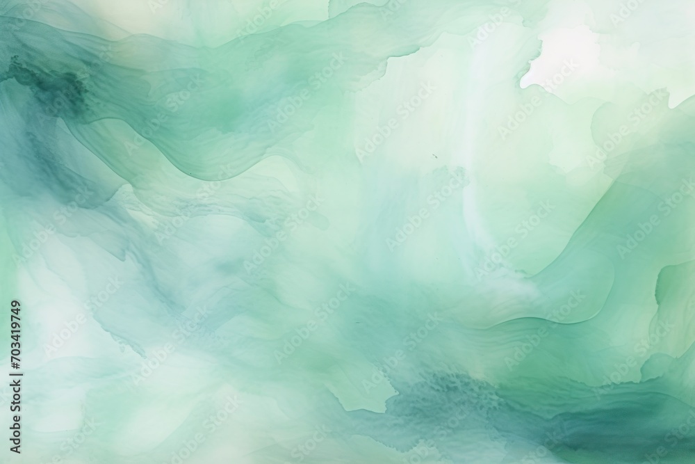 Abstract watercolor paint background by charcoal gray and mint green with liquid fluid texture for background, banner - obrazy, fototapety, plakaty 