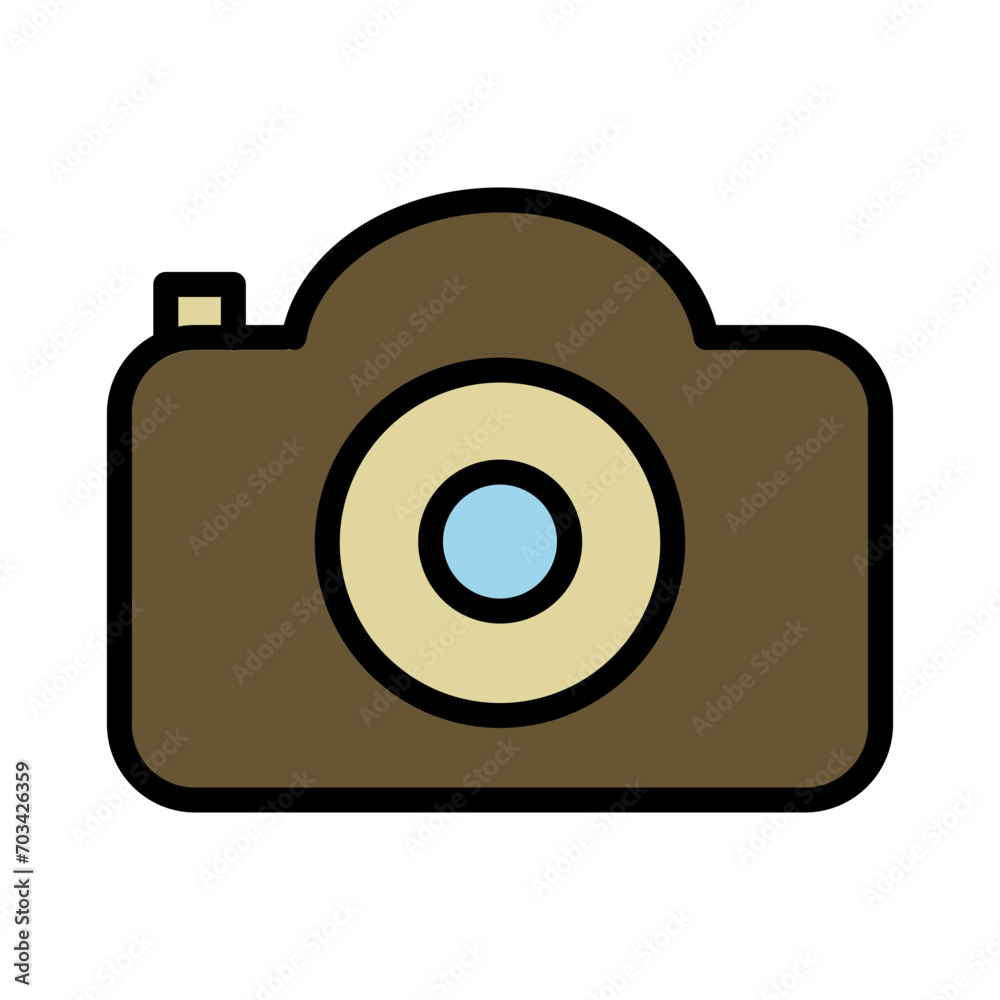 App Camera Photo Filled Outline Icon App Camera Photo Filled Outline Icon