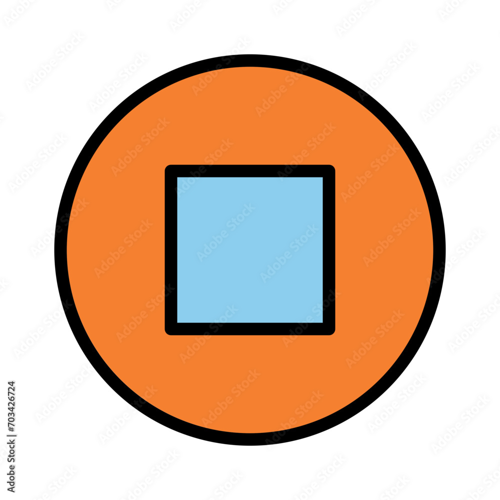 App Essential Pause Filled Outline Icon App Essential Pause Filled Outline Icon