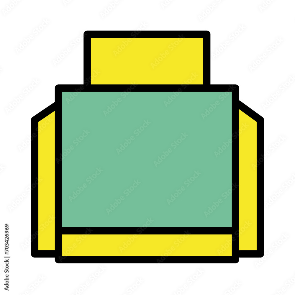 Briefcase Idea Paper Filled Outline Icon Briefcase Idea Paper Filled Outline Icon