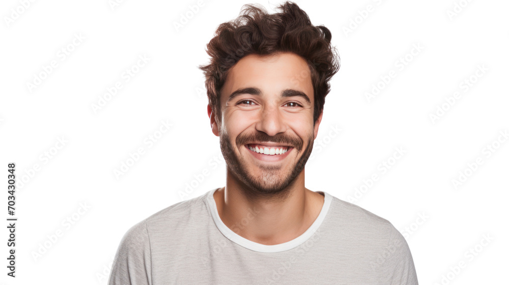 Confident and happy smiling man isolated on white background. Confident and happy smiling man isolated on white background.