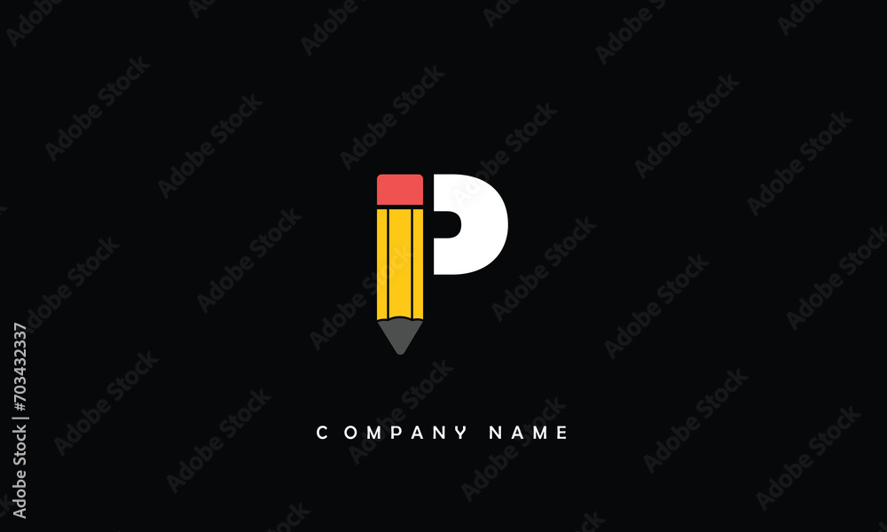 P, P Alphabet Letter Logo Monogram P, P Alphabet Letter Logo Monogram