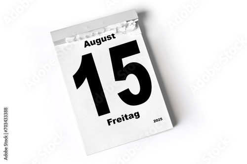  15. August 2025