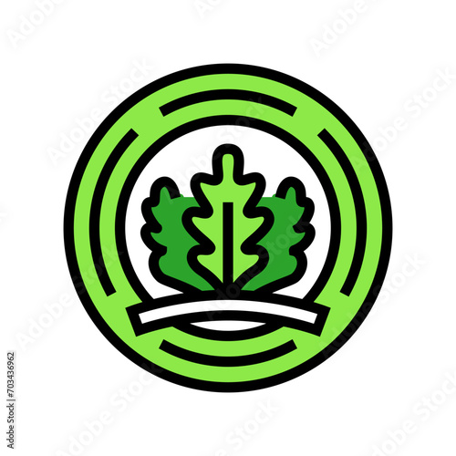 leed certification green building color icon vector. leed certification green building sign. isolated symbol illustration