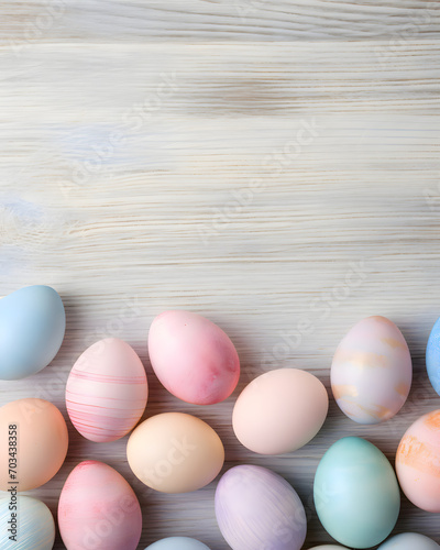 Color easter eggs background - Celebration design