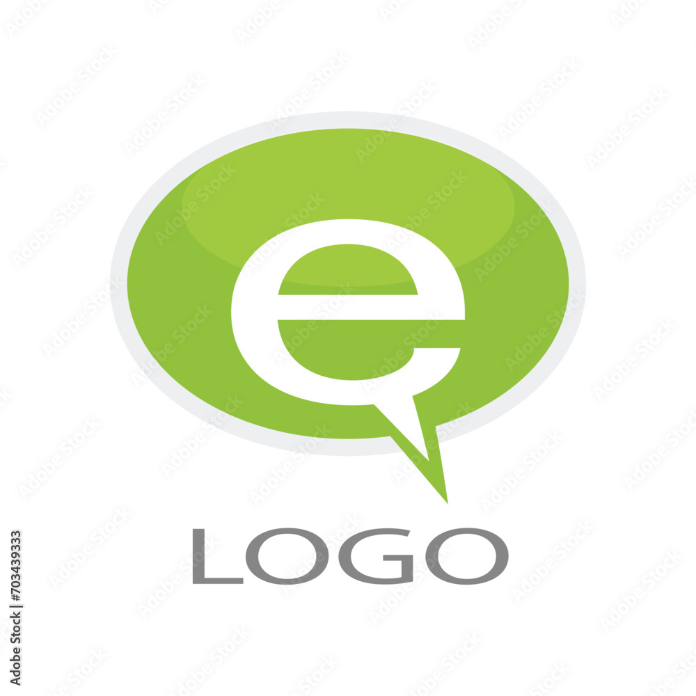Letter E Logo Design. Elegant Geometric Line Curve Vector Logotype. Creative Monogram Logo Letter E Logo Design. Elegant Geometric Line Curve Vector Logotype. Creative Monogram Logo