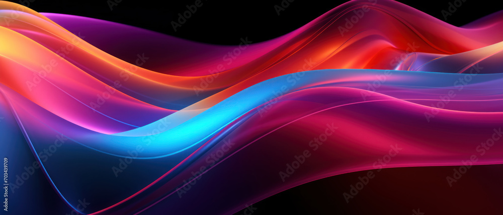 Fototapeta premium A captivating abstract composition featuring irregular shapes in shades of blue and purple.