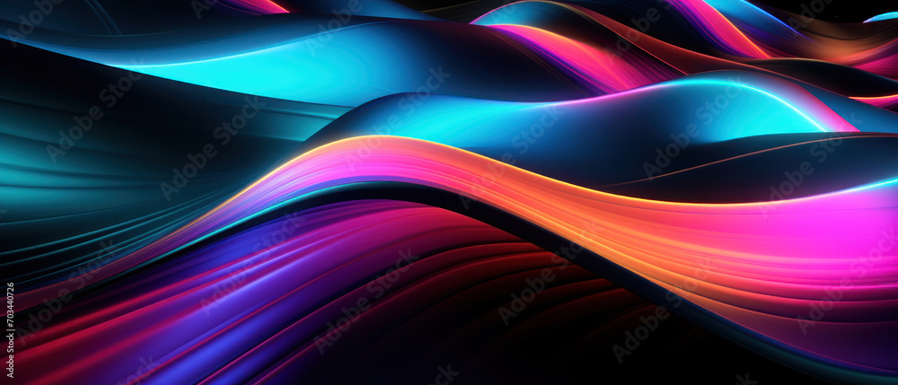 Glowing lines and irregular shapes create a bright and modern design. Glowing lines and irregular shapes create a bright and modern design.