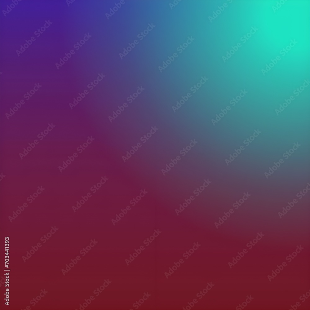 Fototapeta premium Red and Blue Mint gradient background that blends subtle shading and textures into an intriguing visual effect, wallpaper, background, generative ai