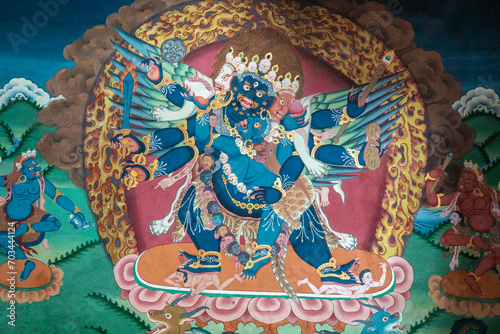 Vishuddha Heruka, Thangki, Buddhist Art, Tibetan Buddhism photo