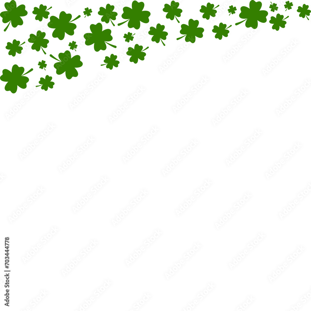 Clover Leaves Pattern Header