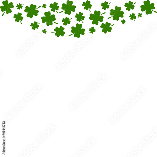 Clover Leaves Pattern Header