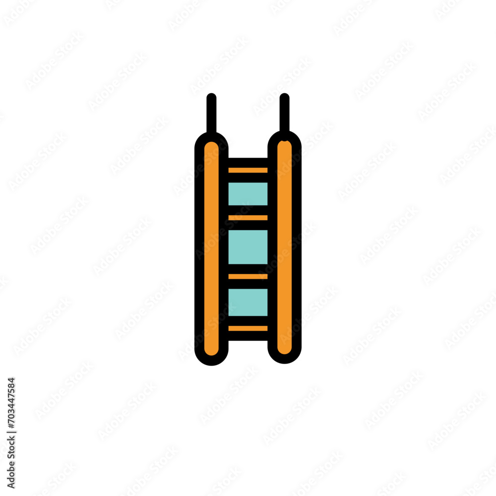 Stair Work Tools Filled Outline Icon Stair Work Tools Filled Outline Icon