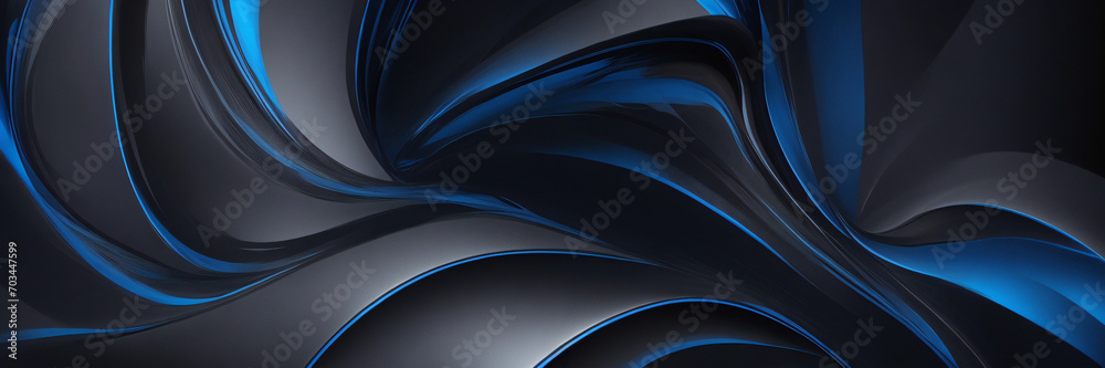 Fototapeta premium 白と青の曲線形状の背景を抽象化します。滑らかでクリーンな微妙な質感の創造的なデザイン。モダンな明るい色のグラフィック要素。ポスター、パンフレット、プレゼンテーション、ウェブサイト、チラシに適しています