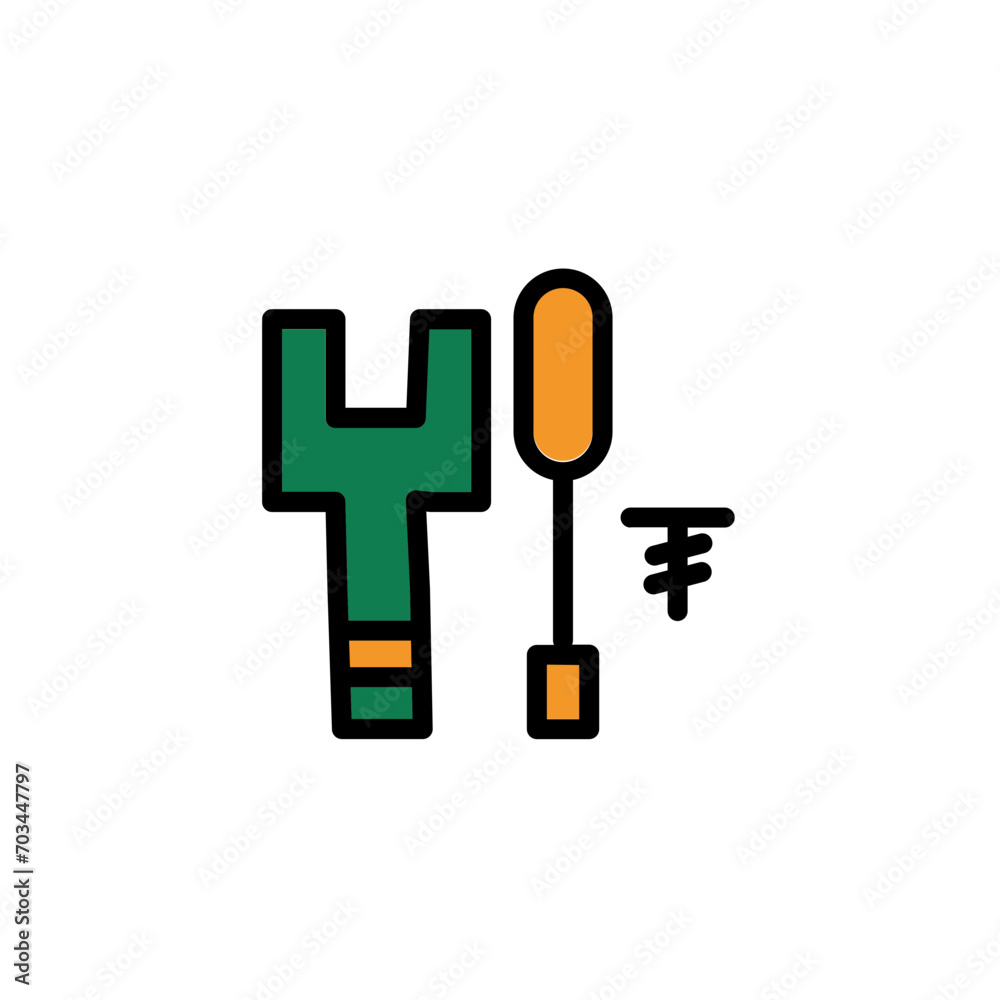 Tools Work Builder Filled Outline Icon Tools Work Builder Filled Outline Icon