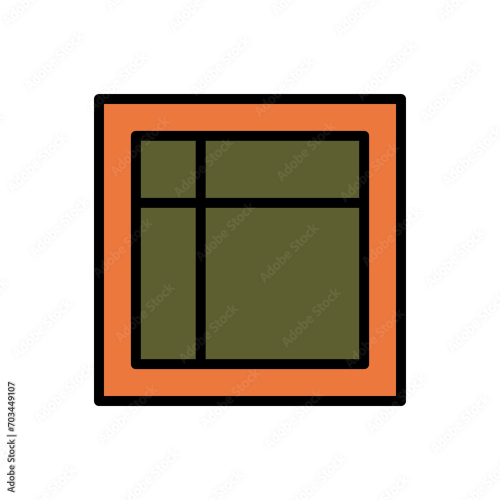 Table Cell Text Filled Outline Icon Table Cell Text Filled Outline Icon