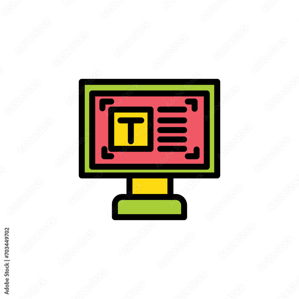 Edit Tools Text Filled Outline Icon Edit Tools Text Filled Outline Icon