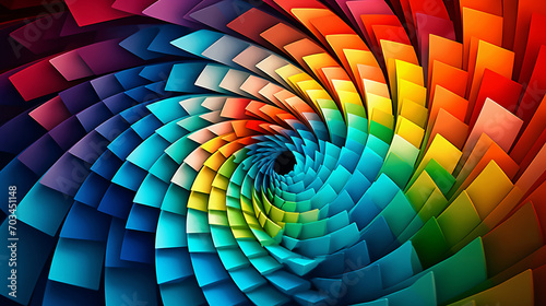 Psychedelic spiral art the perfect picture