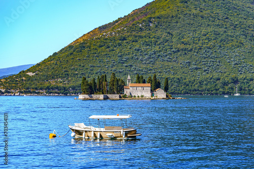 St. George (Sveti Djordje) Island, Montenegro.