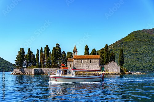 St. George (Sveti Djordje) Island, Montenegro.