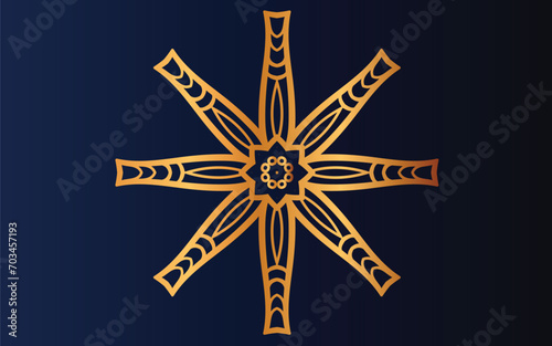 Ornamental luxury mandala pattern