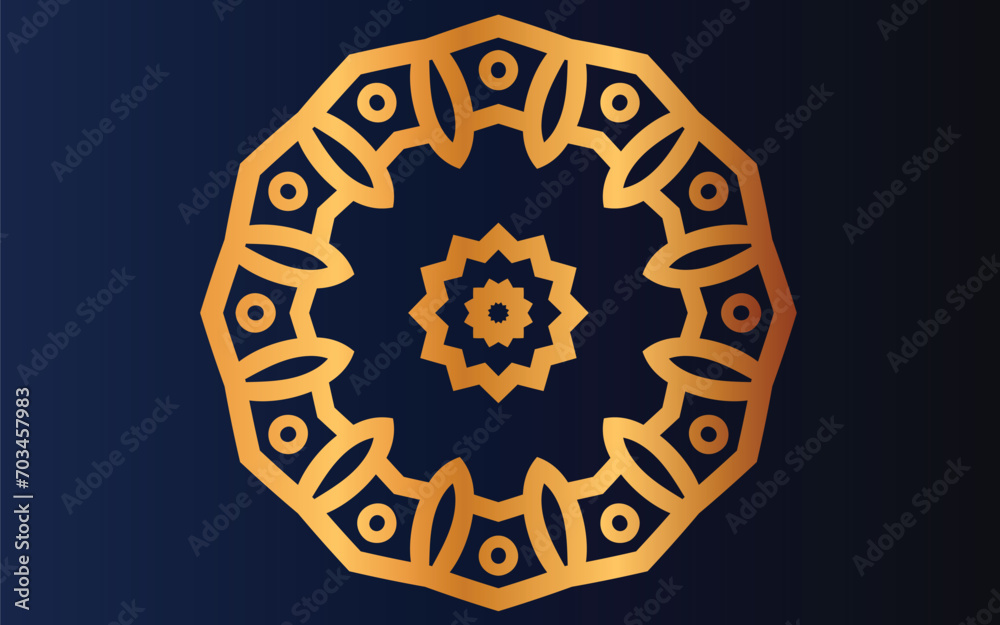 Fototapeta premium Ornamental luxury mandala pattern