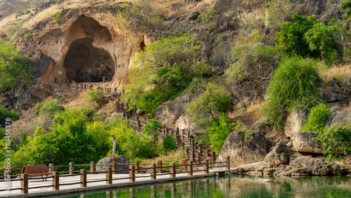 Ain Razat is the most important source of spring water in Dhofar. photo