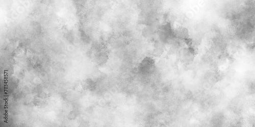 Grunge clouds or smog texture with stains, White cloudy sky or cloudscape or fogg, black and white gradient watercolor background, White snow texture panorama angle view, Grunge black and white.